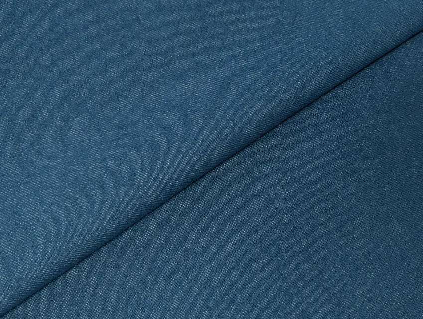 Джинс плотный, темно-голубой - фото 1 - интернет-магазин tkani-atlas.com.ua