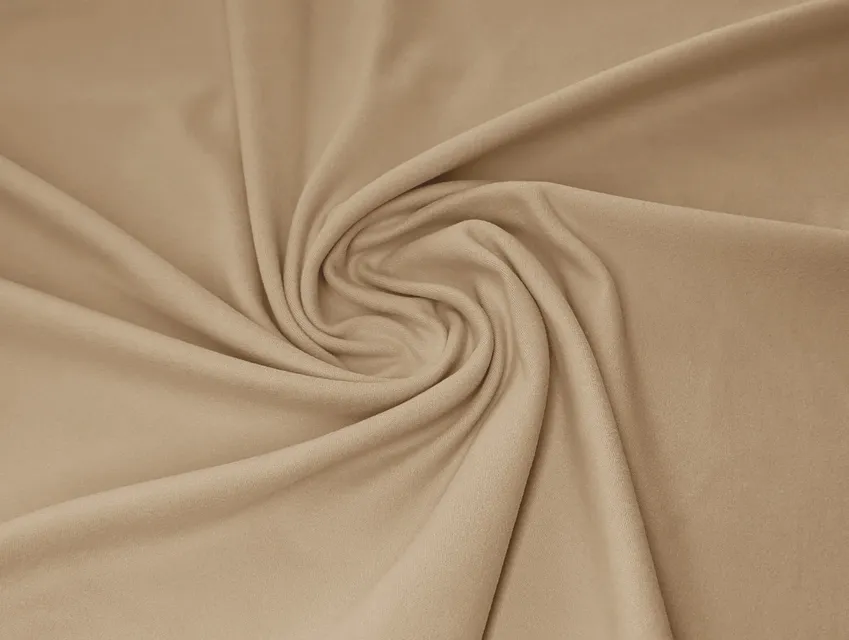 Трикотаж Пума флісовий, теплий бежевий - фото 1 - інтернет-магазин tkani-atlas.com.ua