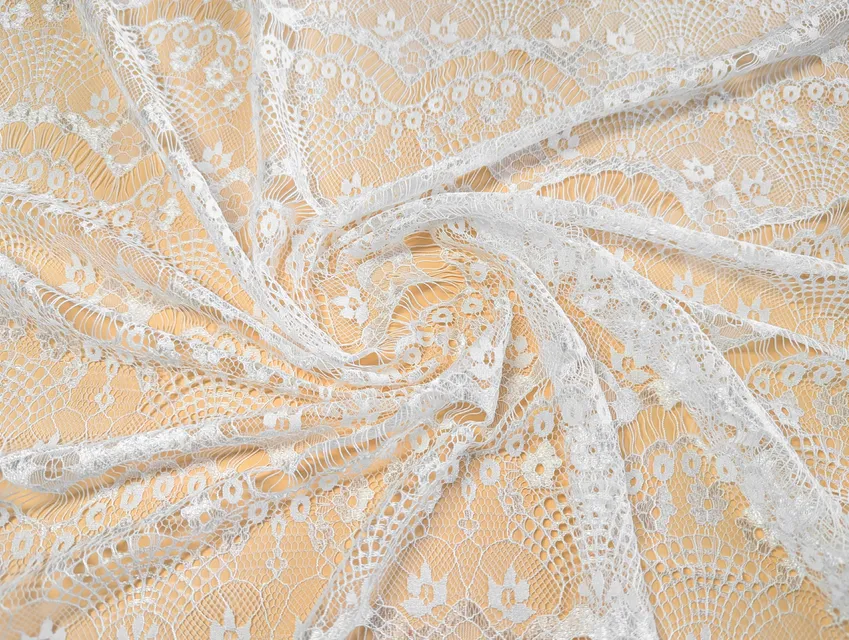 Мереживо Венеція хвиля 10см, молочний - фото 1 - інтернет-магазин tkani-atlas.com.ua