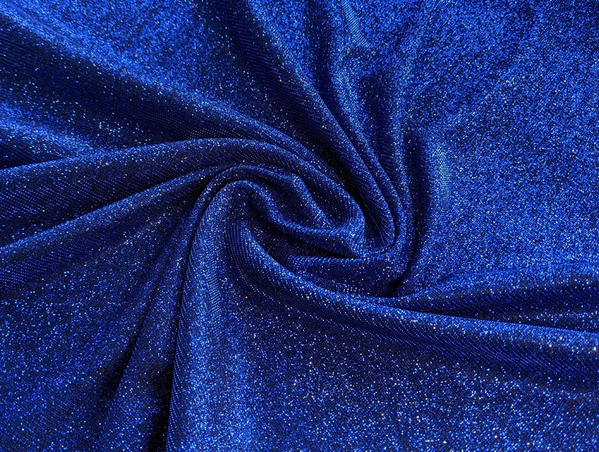 Трикотаж диско мерцание, сапфир - фото 1 - интернет-магазин tkani-atlas.com.ua
