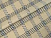 Котон сорочковий клітина 75 мм, чорний на бежевому - інтернет-магазин tkani-atlas.com.ua
