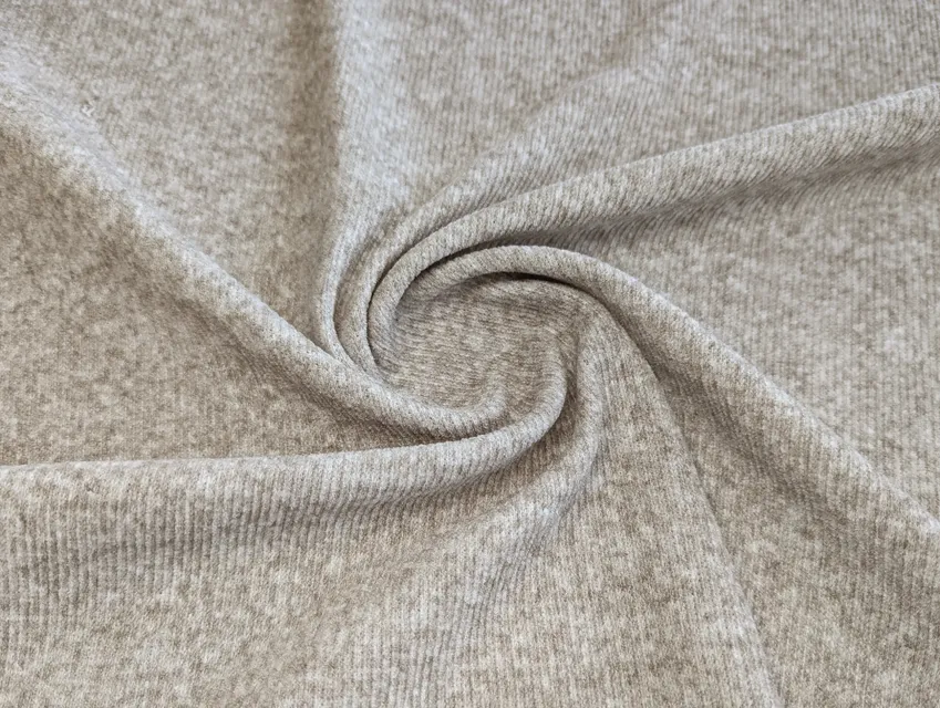 Ангора рубчик меланж, сіро-бежевий - фото 1 - інтернет-магазин tkani-atlas.com.ua
