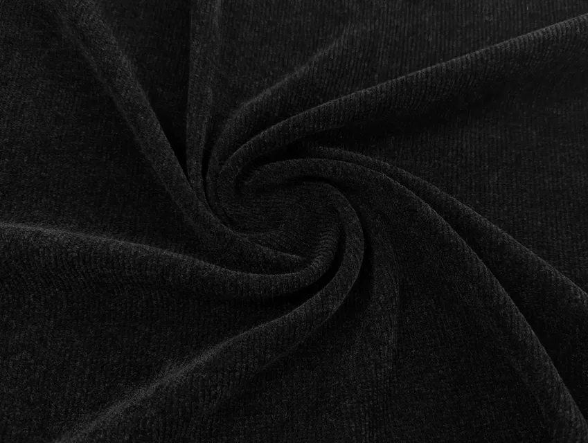 Ангора рубчик меланж, черный - фото 1 - интернет-магазин tkani-atlas.com.ua
