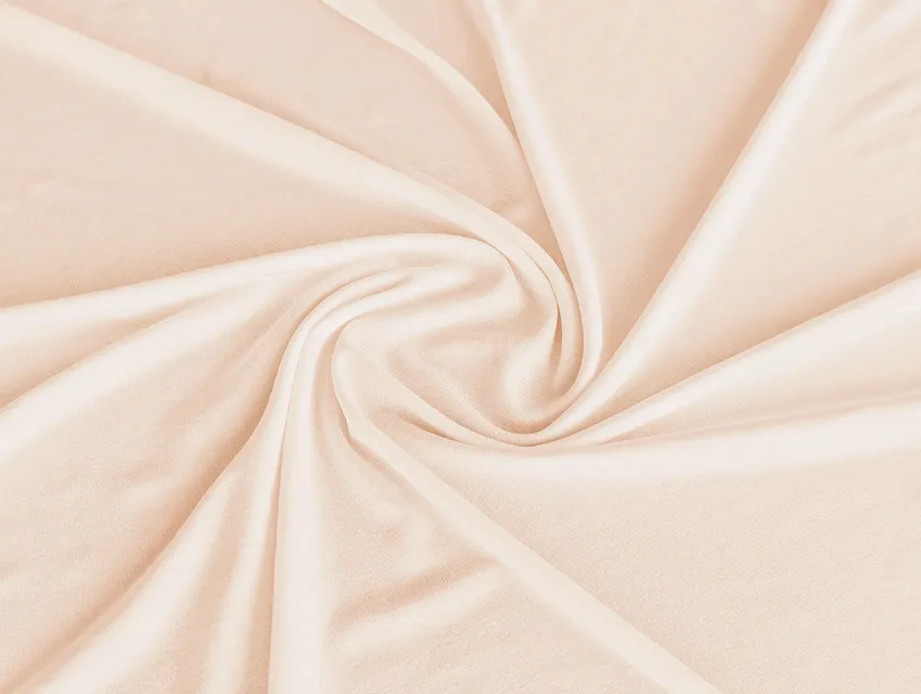 Вискозный трикотаж, светло-бежевый - фото 1 - интернет-магазин tkani-atlas.com.ua