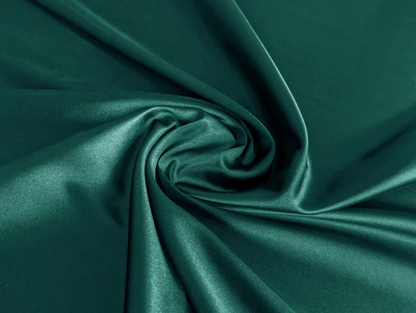 Атлас тонкий, темная бирюза - фото 1 - интернет-магазин tkani-atlas.com.ua