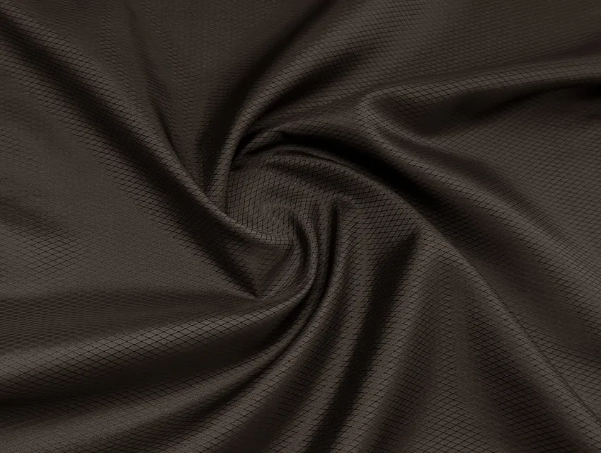 Віскозна підкладка ромби, гіркий шоколад - фото 1 - інтернет-магазин tkani-atlas.com.ua