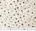 Сітка з флоком розсип горошків, чорний на бежевому - фото 4 - інтернет-магазин tkani-atlas.com.ua
