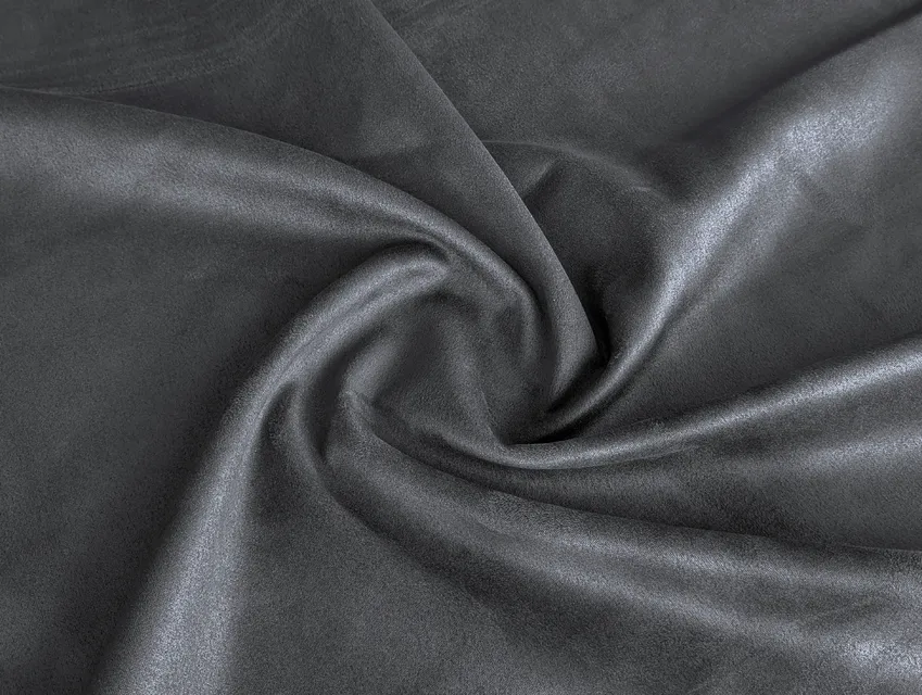 Замша стрейч, графіт - фото 1 - інтернет-магазин tkani-atlas.com.ua