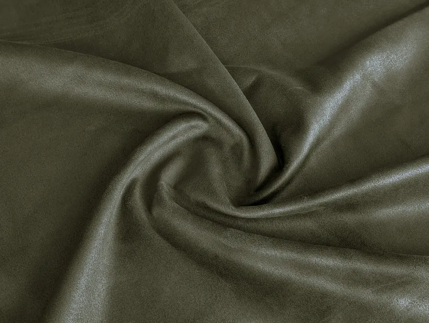 Замша стрейч, хакі - фото 1 - інтернет-магазин tkani-atlas.com.ua