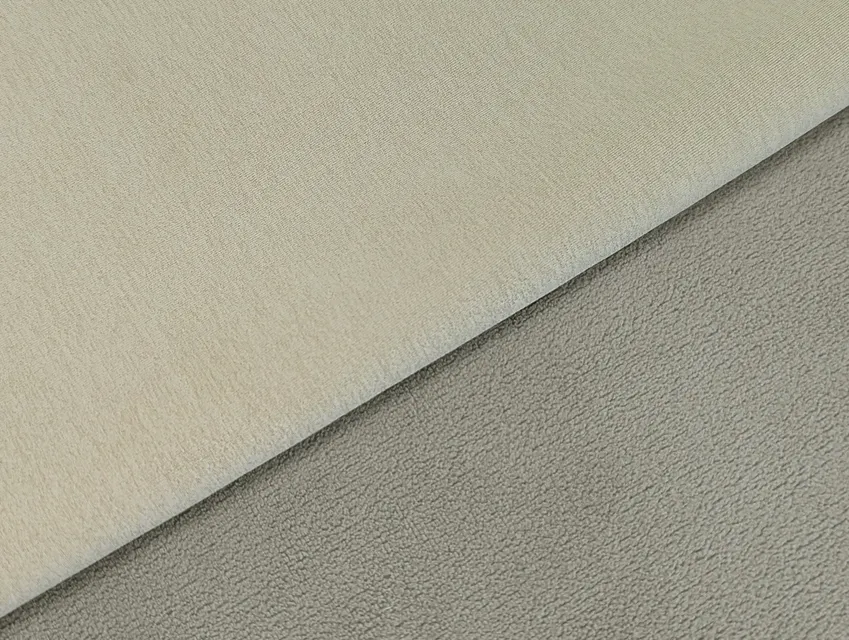 Трикотаж джерсі на хутрі, сіро-бежевий - фото 1 - інтернет-магазин tkani-atlas.com.ua