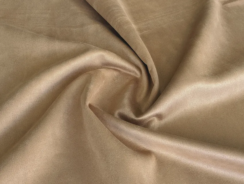Замша стрейч, бежевий - фото 1 - інтернет-магазин tkani-atlas.com.ua