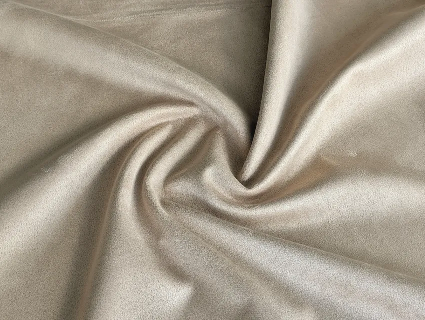 Замша стрейч, светло-бежевый - фото 1 - интернет-магазин tkani-atlas.com.ua