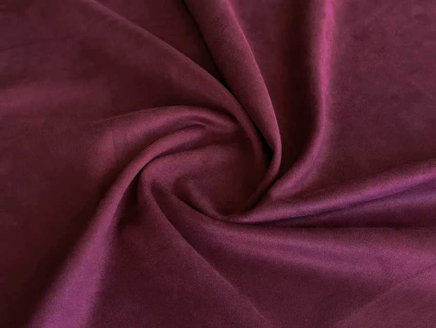 Замша стрейч, винний - фото 1 - інтернет-магазин tkani-atlas.com.ua