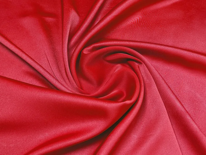 Костюмка атласна Бель, червоний - фото 1 - інтернет-магазин tkani-atlas.com.ua