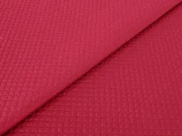 Плащевка строченая ромбики 10 мм, малиновый (отрез 2 м) - интернет-магазин tkani-atlas.com.ua