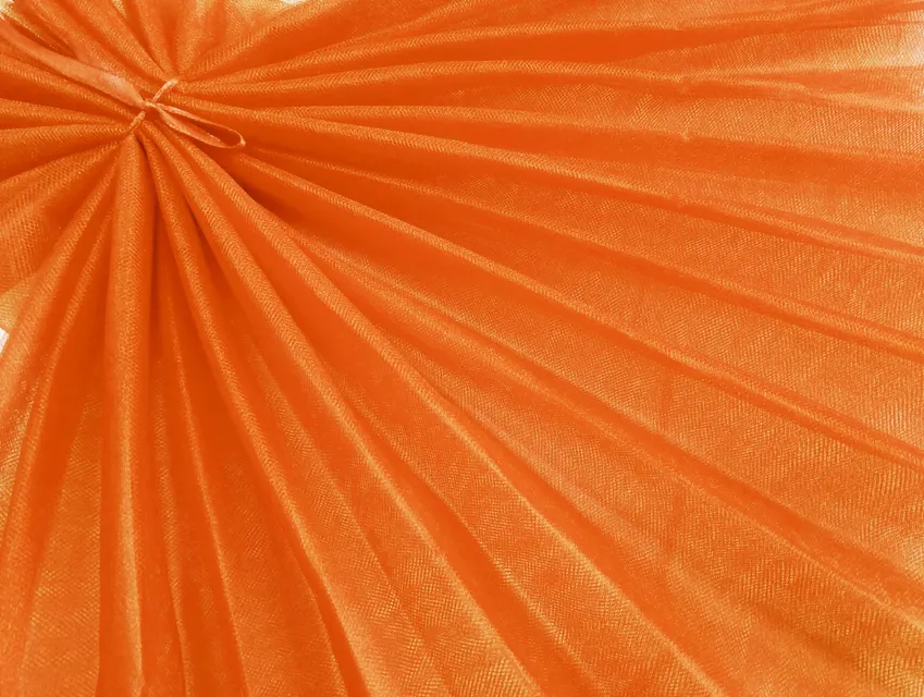 Фатин кристал, помаранчевий - фото 1 - інтернет-магазин tkani-atlas.com.ua