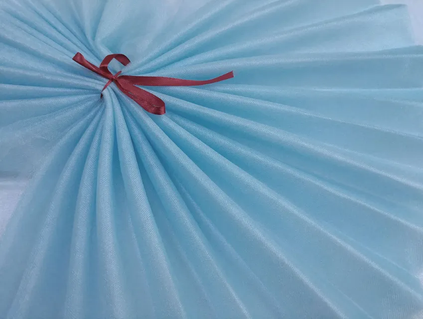 Фатин кристал, блакитний джинсовий - фото 1 - інтернет-магазин tkani-atlas.com.ua