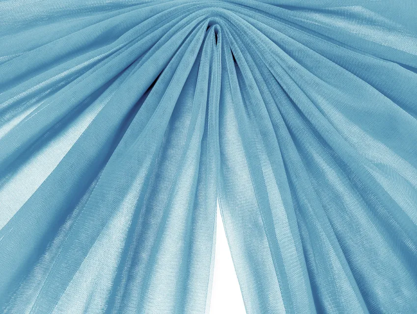 Євросітка (фатин м'який), блакитний джинсовий - фото 1 - інтернет-магазин tkani-atlas.com.ua