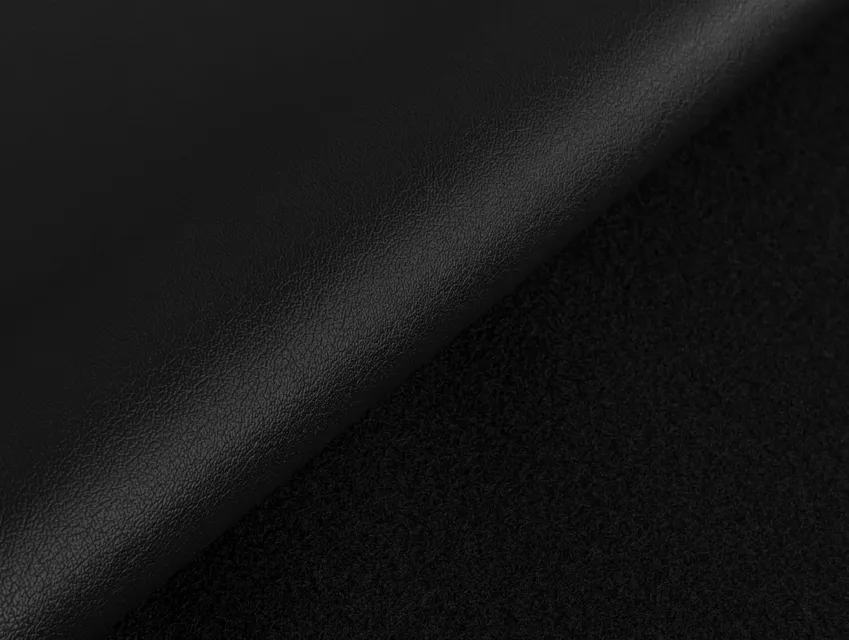 Шкіра стрейч на флісі, чорний - фото 1 - інтернет-магазин tkani-atlas.com.ua