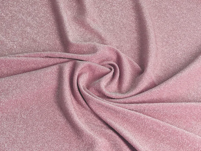 Люрекс на трикотажі, ніжно-рожевий - фото 1 - інтернет-магазин tkani-atlas.com.ua