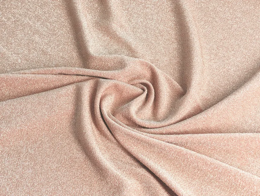 Люрекс на трикотажі, персиковий - фото 1 - інтернет-магазин tkani-atlas.com.ua