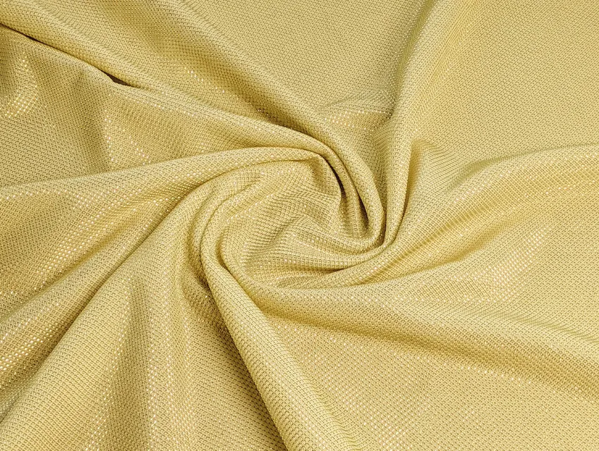 Трикотаж диско щільний, золото - фото 1 - інтернет-магазин tkani-atlas.com.ua