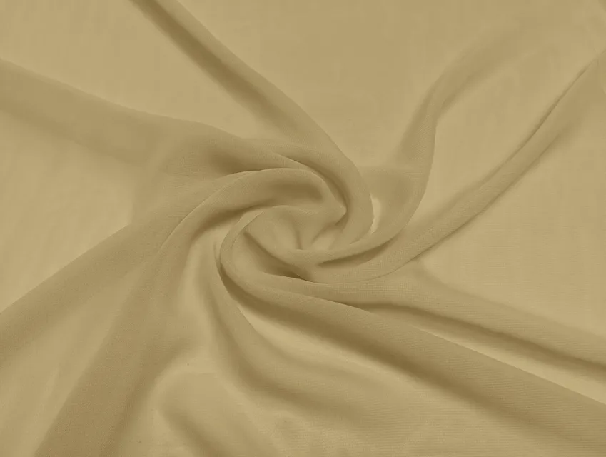 Шифон однотонний, холодний бежевий - фото 1 - інтернет-магазин tkani-atlas.com.ua