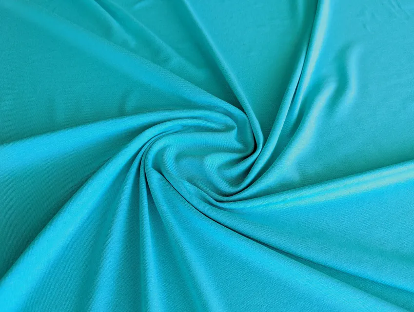 Віскозний трикотаж уцінка (недолік), блакитний - фото 1 - інтернет-магазин tkani-atlas.com.ua