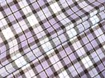 Коттон рубашечный клетка 95 мм, коричневый с сиреневым - интернет-магазин tkani-atlas.com.ua