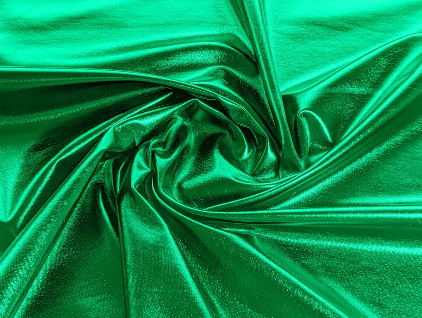 Трикотаж масло нарядне диско залите, зелена трава - фото 1 - інтернет-магазин tkani-atlas.com.ua