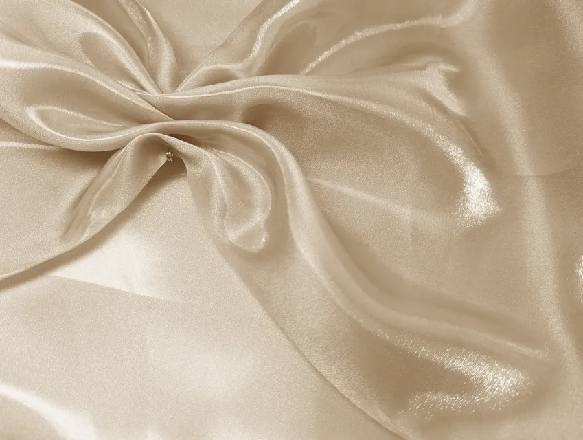 Органза матова (віск), теплий бежевий - фото 1 - інтернет-магазин tkani-atlas.com.ua