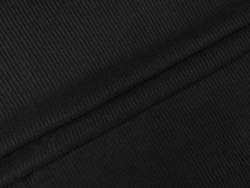 Бебі софт рубчик 2 мм, чорний - фото 1 - інтернет-магазин tkani-atlas.com.ua