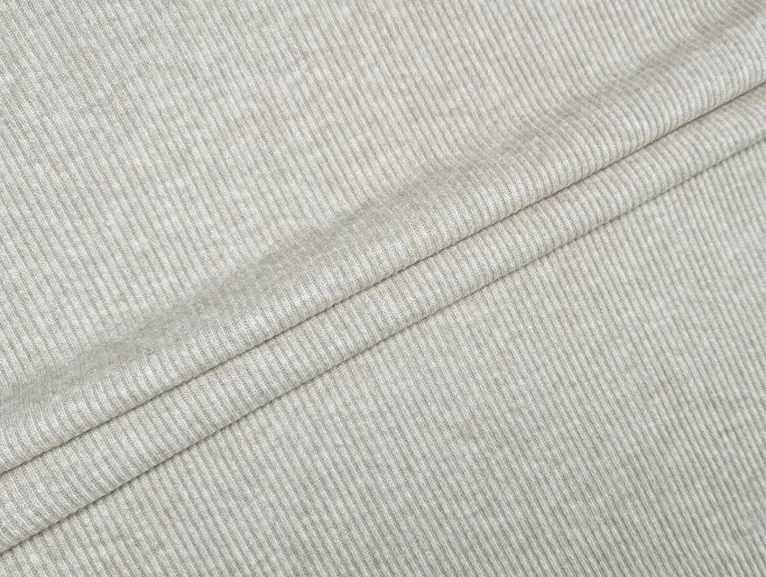 Бэби софт рубчик 2 мм, серо-бежевый - фото 1 - интернет-магазин tkani-atlas.com.ua