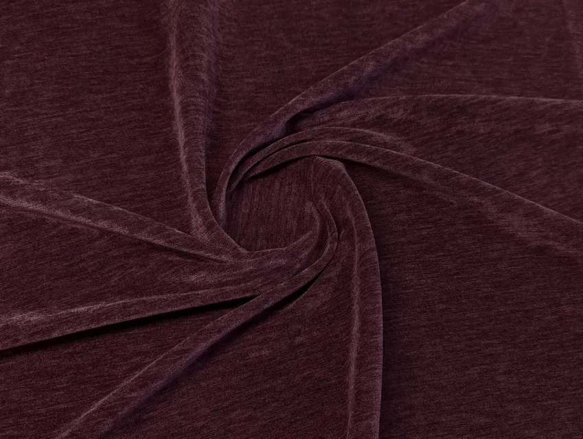 Бархат двусторонний меланжевый, винный - фото 1 - интернет-магазин tkani-atlas.com.ua