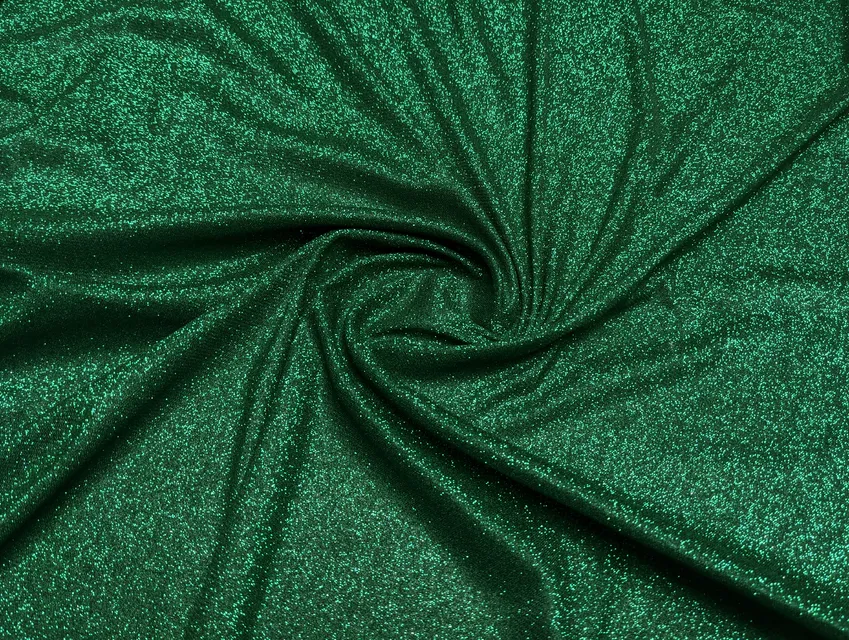 Трикотаж диско мерцание, зеленый - фото 1 - интернет-магазин tkani-atlas.com.ua