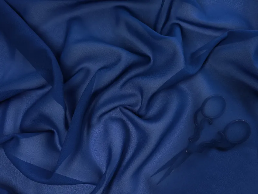 Шифон Вінді уцінка (недолік), електрик - фото 1 - інтернет-магазин tkani-atlas.com.ua