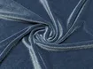 Оксамит стрейч Венеція, джинсовий блакитний (відріз 0,9 м) - інтернет-магазин tkani-atlas.com.ua