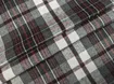 Коттон рубашечный клетка 125 мм, бордово-серый - интернет-магазин tkani-atlas.com.ua