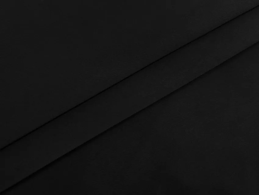 Поликоттон тренч, черный - фото 1 - интернет-магазин tkani-atlas.com.ua