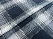 Котон сорочковий клітина 142 мм, сірий на темно-синьому - інтернет-магазин tkani-atlas.com.ua