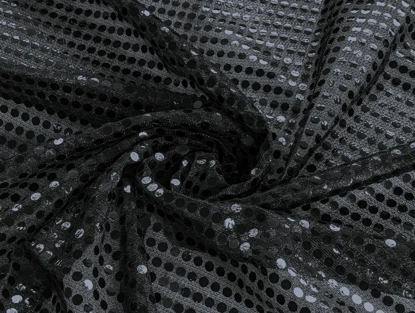 Копейка, черный - фото 1 - интернет-магазин tkani-atlas.com.ua