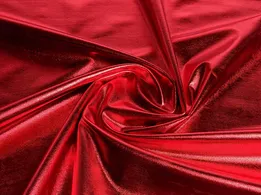 Трикотаж масло нарядне диско залите, червоний (відріз 2 м) - інтернет-магазин tkani-atlas.com.ua