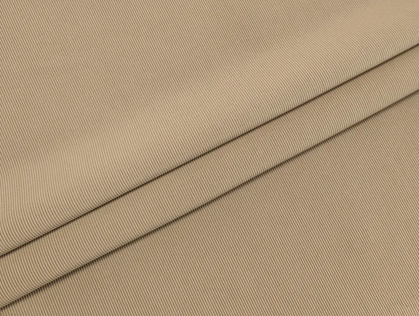 Трикотаж рубчик плотный, темно-бежевый - фото 1 - интернет-магазин tkani-atlas.com.ua