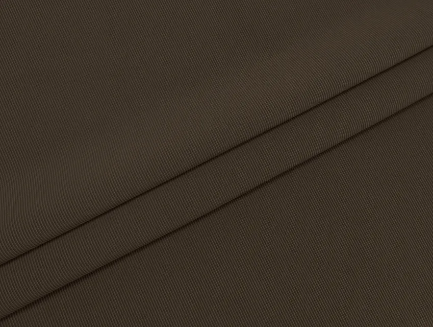 Трикотаж рубчик щільний, темно-коричневий - фото 1 - інтернет-магазин tkani-atlas.com.ua