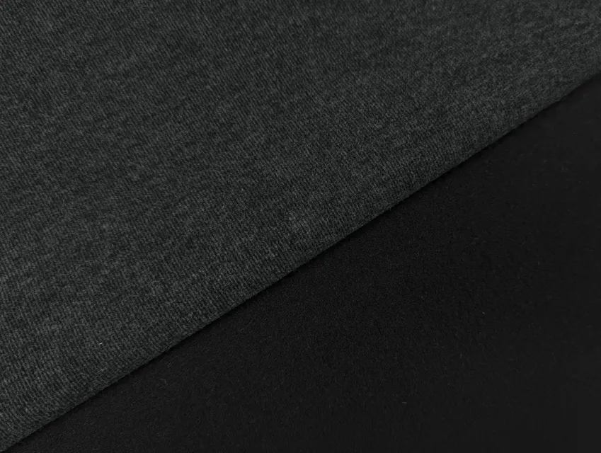 Трикотаж Пума на основі смужка, темно-сірий - фото 1 - інтернет-магазин tkani-atlas.com.ua