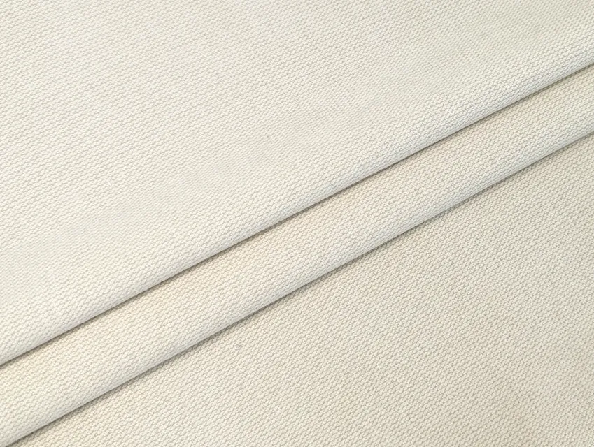 Меланжевый трикотаж ромбики, кремово-бежевый - фото 1 - интернет-магазин tkani-atlas.com.ua