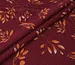 Льон з віскозою гілочки, бордовий (відріз 0,4 м) - фото 1 - інтернет-магазин tkani-atlas.com.ua