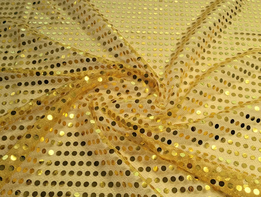 Копейка, желтый (отрез 1,4 м) - фото 1 - интернет-магазин tkani-atlas.com.ua