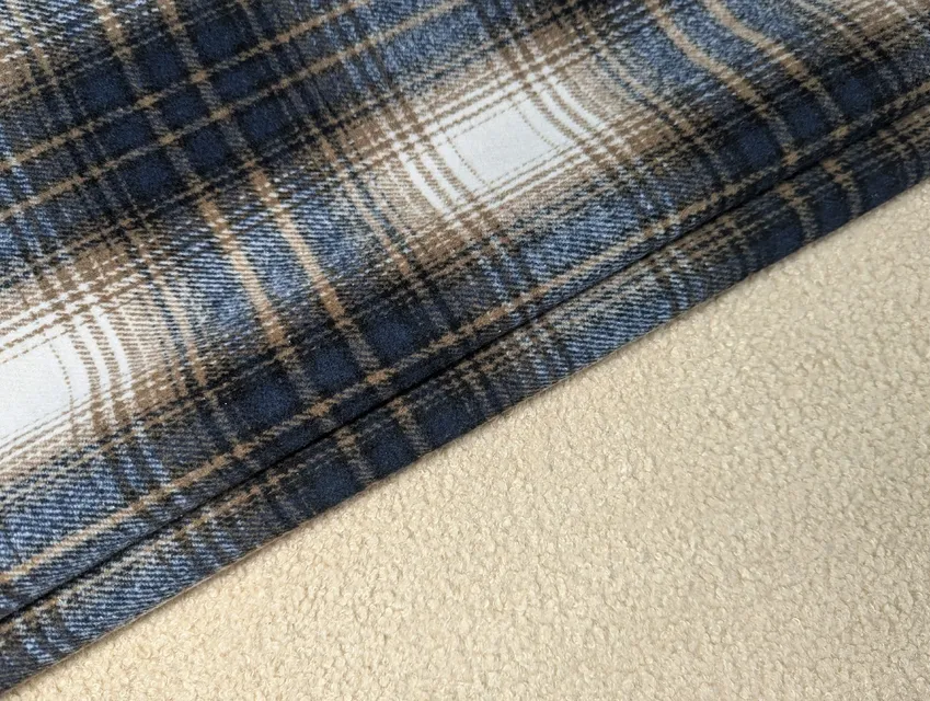 Клетка Тэдди клетка 150 мм, темно-синий с коричневым - фото 1 - интернет-магазин tkani-atlas.com.ua