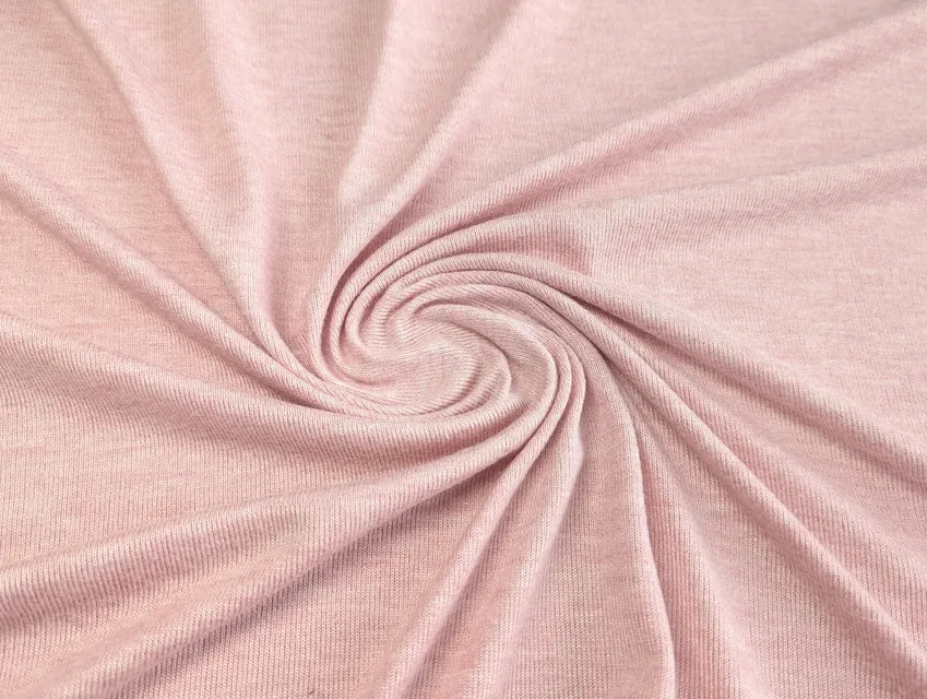 Трикотаж віскоза рубчик меланжевий, рожевий - фото 1 - інтернет-магазин tkani-atlas.com.ua